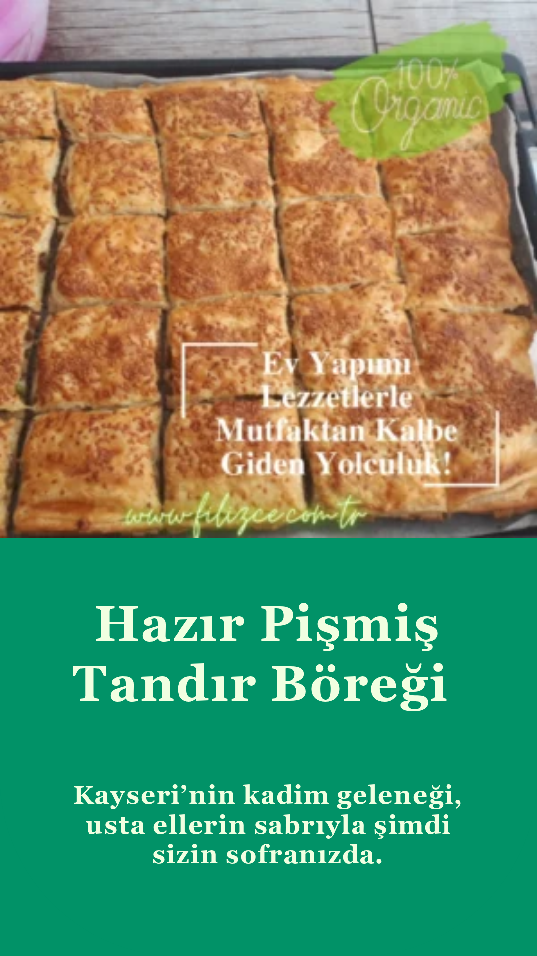 Tepsiyle Hazır Pişmiş Kayseri Tandır Böreği – Kapınıza Teslim Tepsiyle Hazır Pişmiş Kayseri Tandır Böreği – Kapınıza Teslim